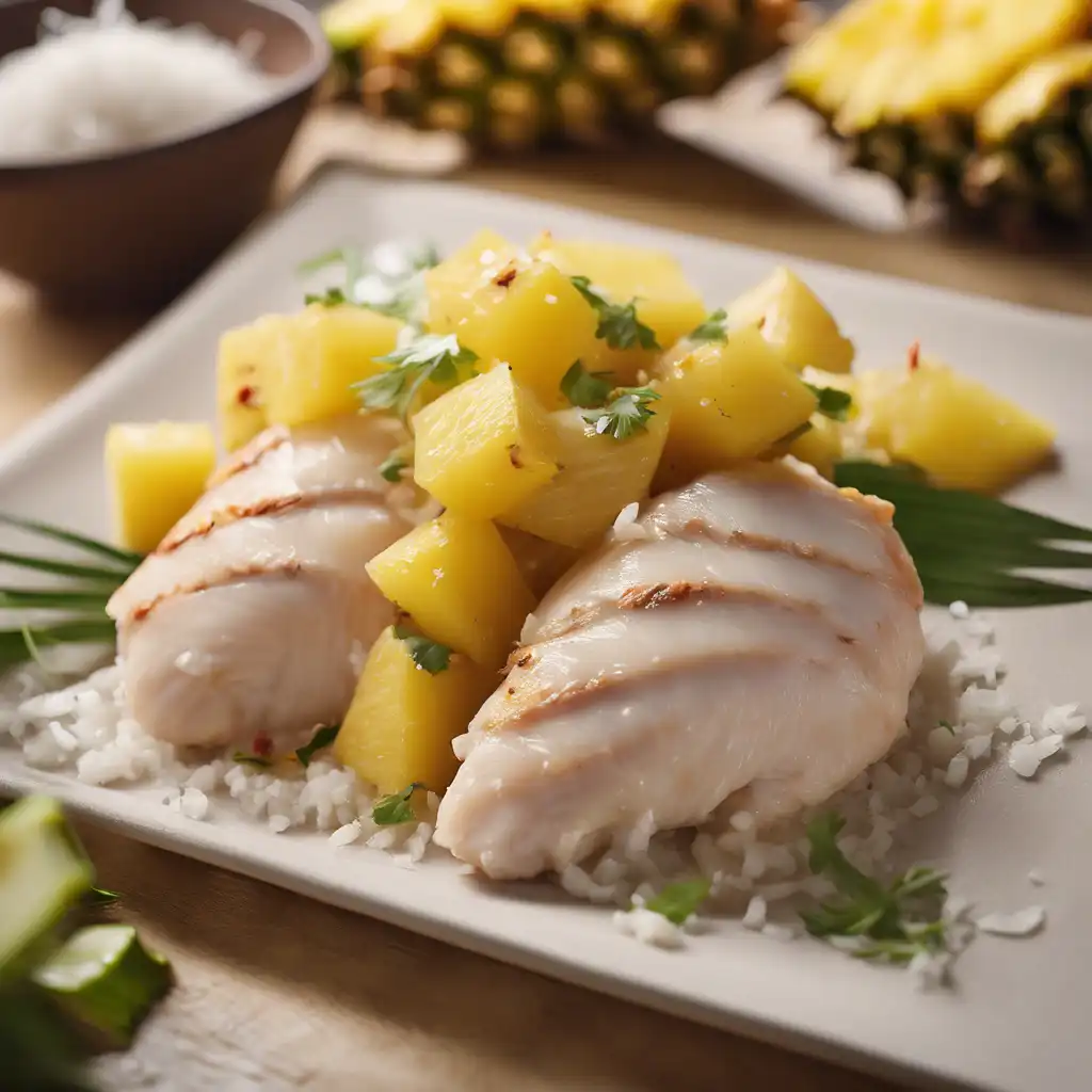 Chicken Breast with Pineapple and Coconut