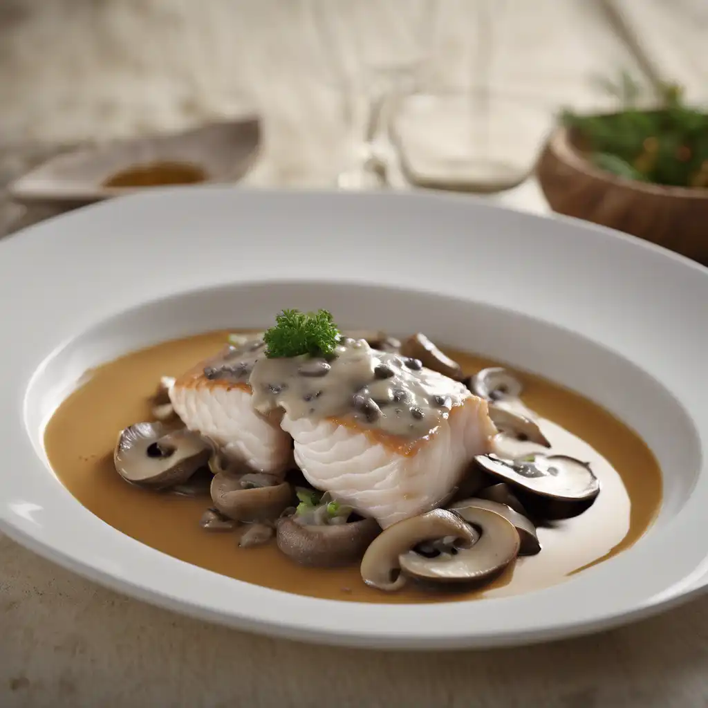 Fish with Mushroom Sauce