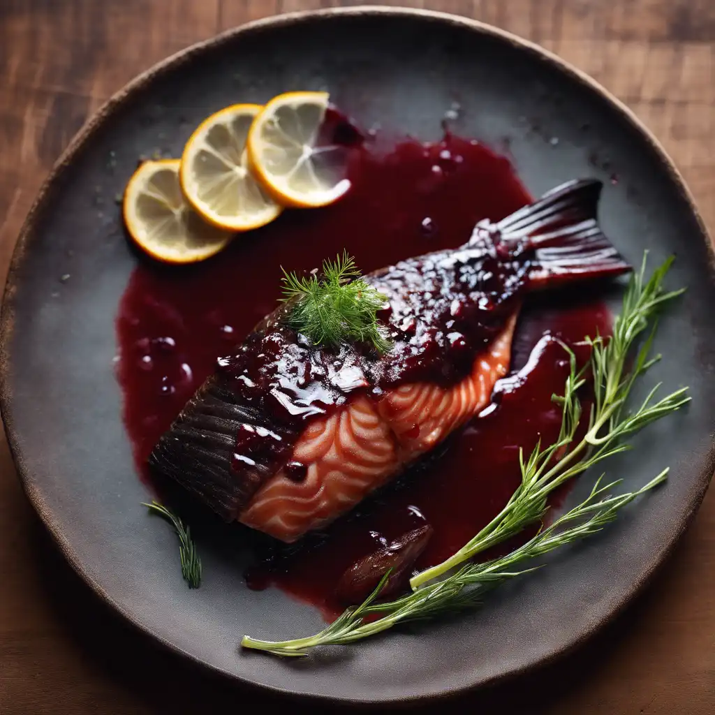 Red Wine Baked Fish