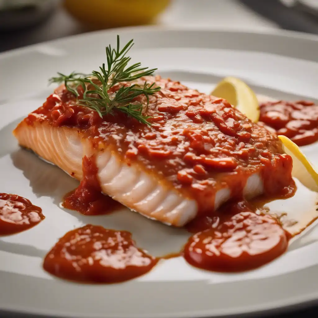 Fish Fillet with Tomato Sauce