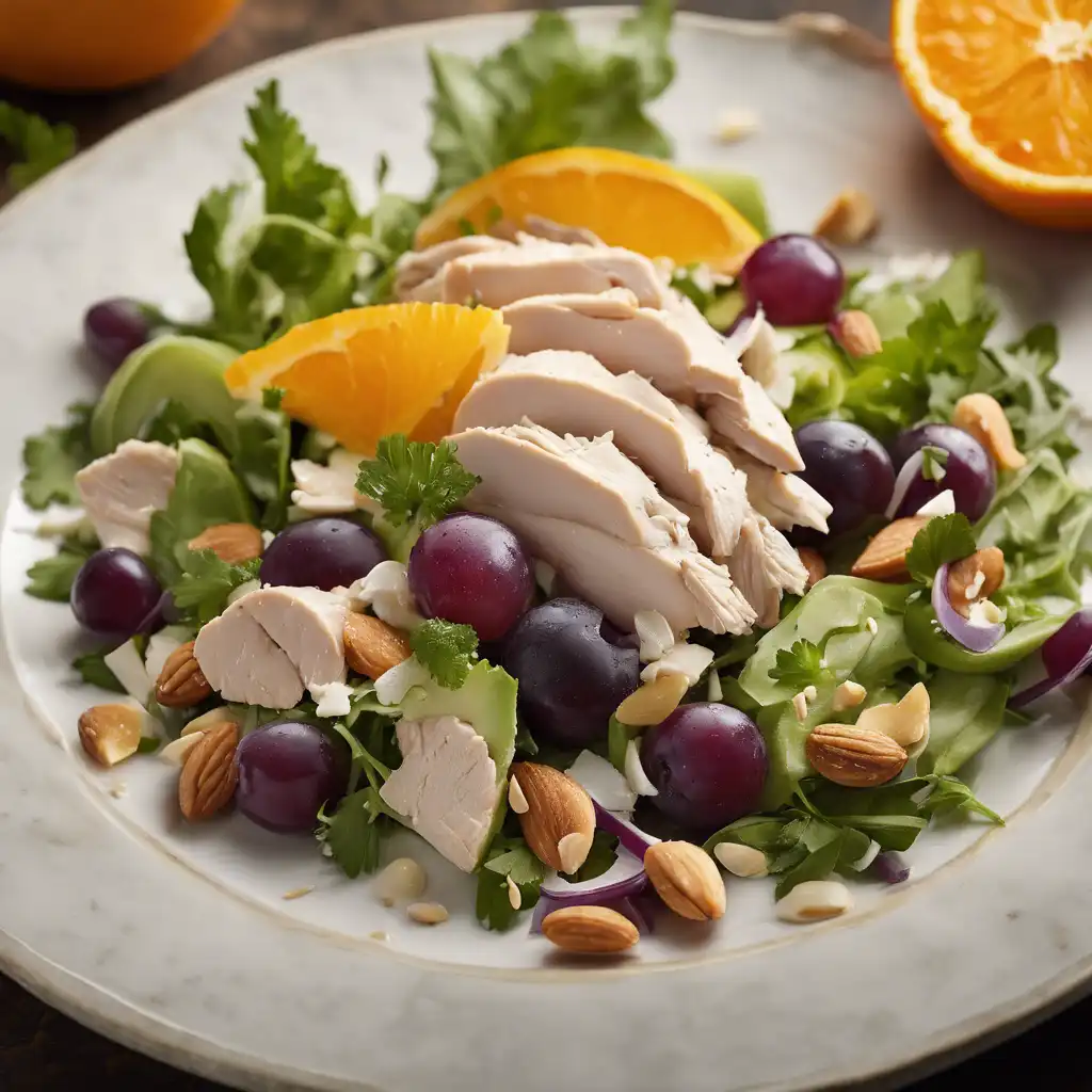 Foto de Salada de galinha com laranja
