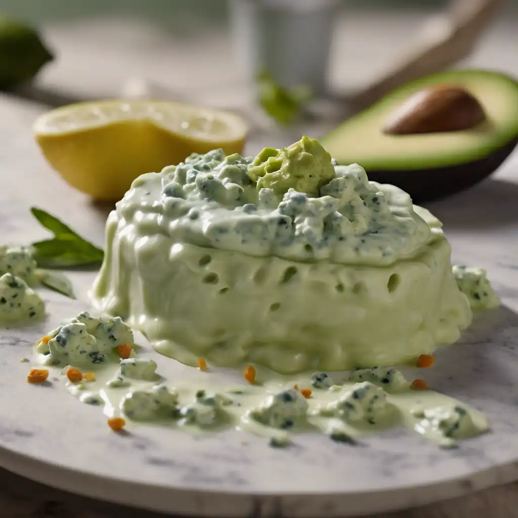 Avocado and Roquefort Cheese Spread