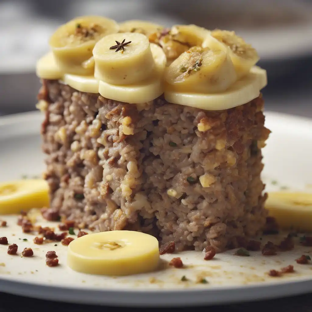 Meat and Banana Cake