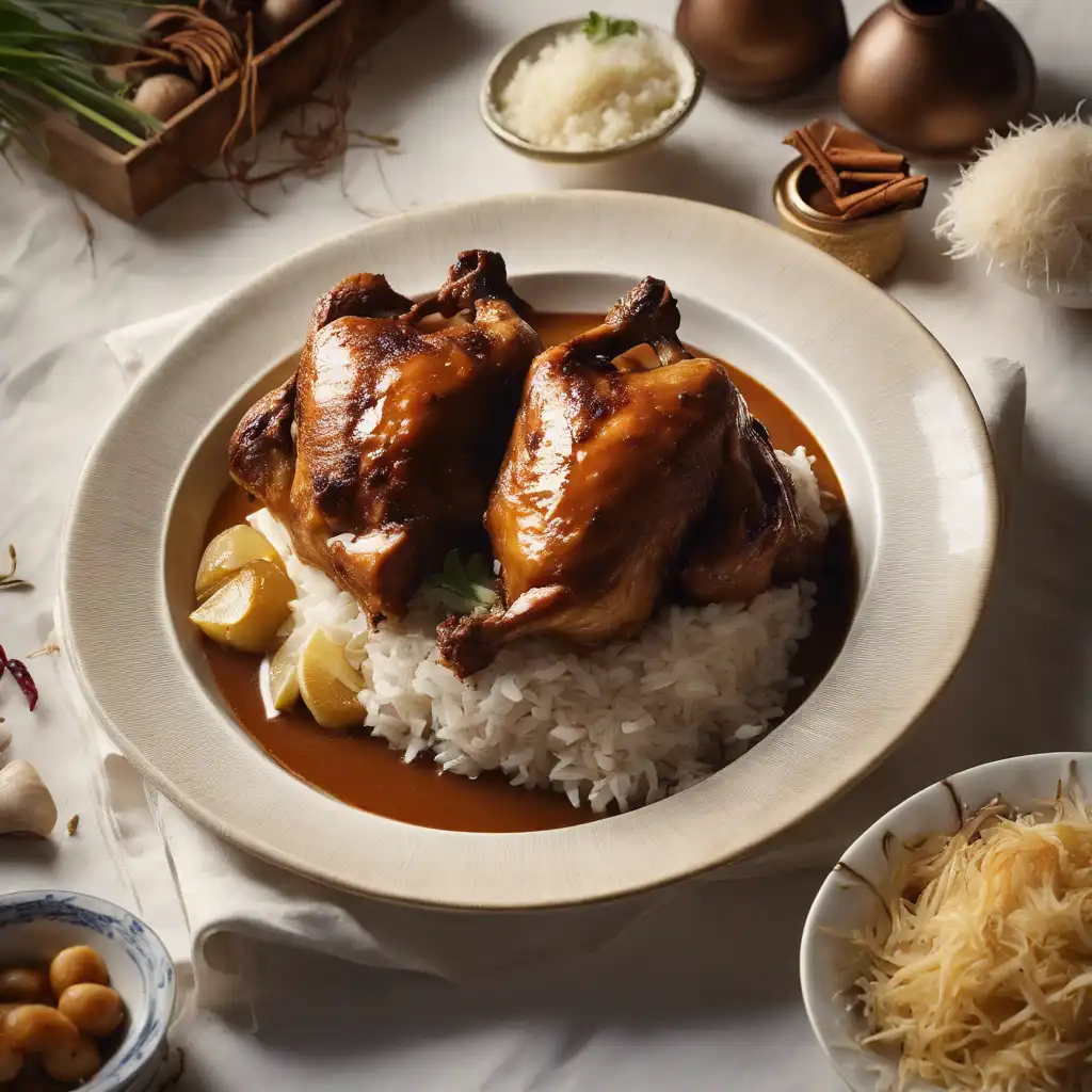 Cocoa-Braised Chicken with Coconut Milk