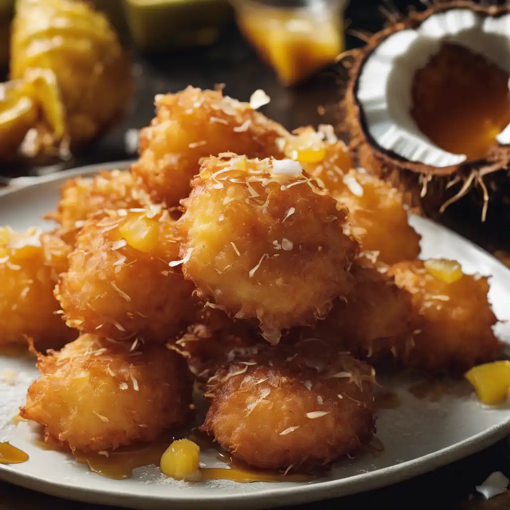 Coconut and Honey Fritters