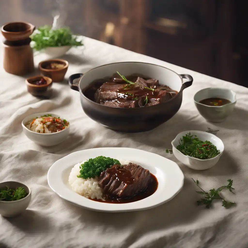 Braised Beef with Rice