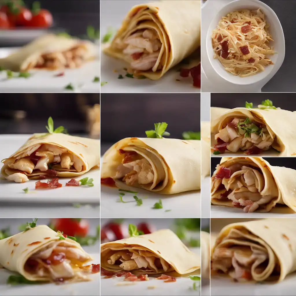 Chicken Crepe with Filling