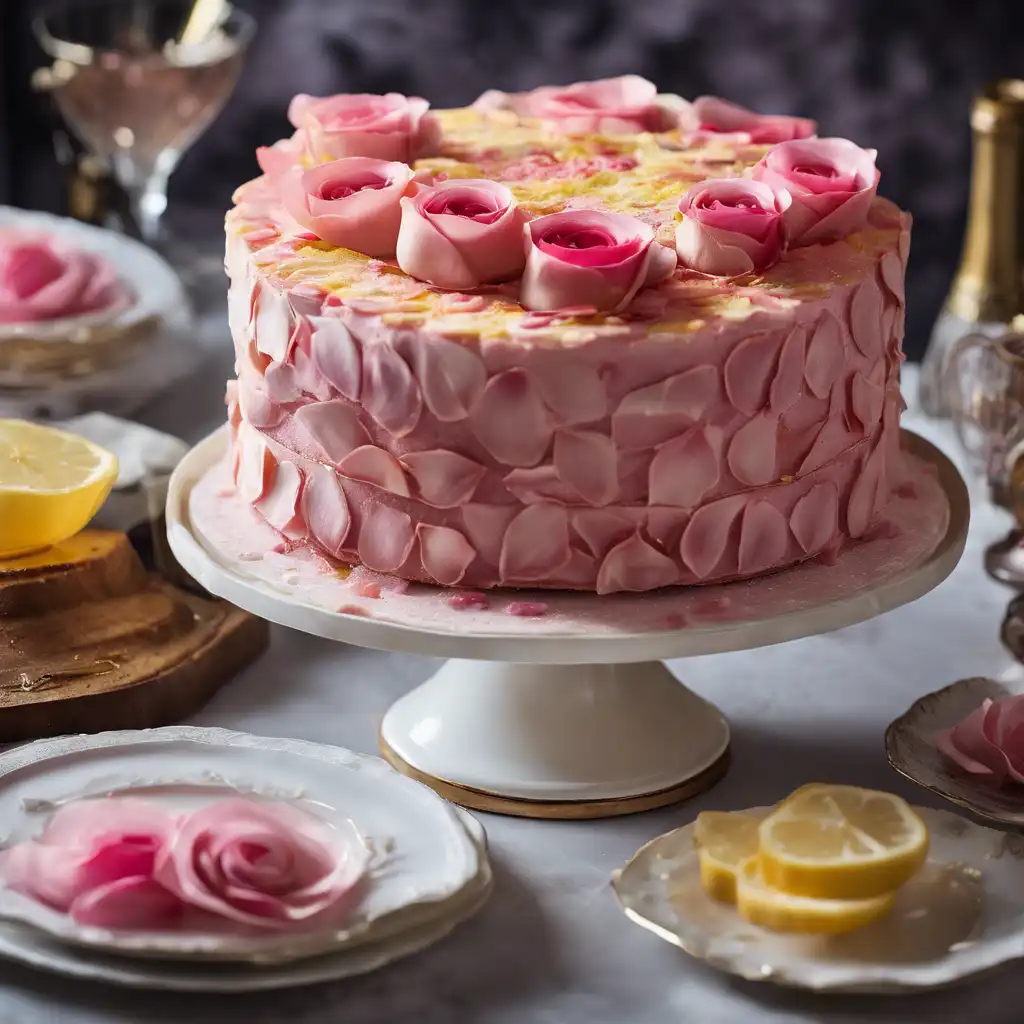 Rose Petal Cake