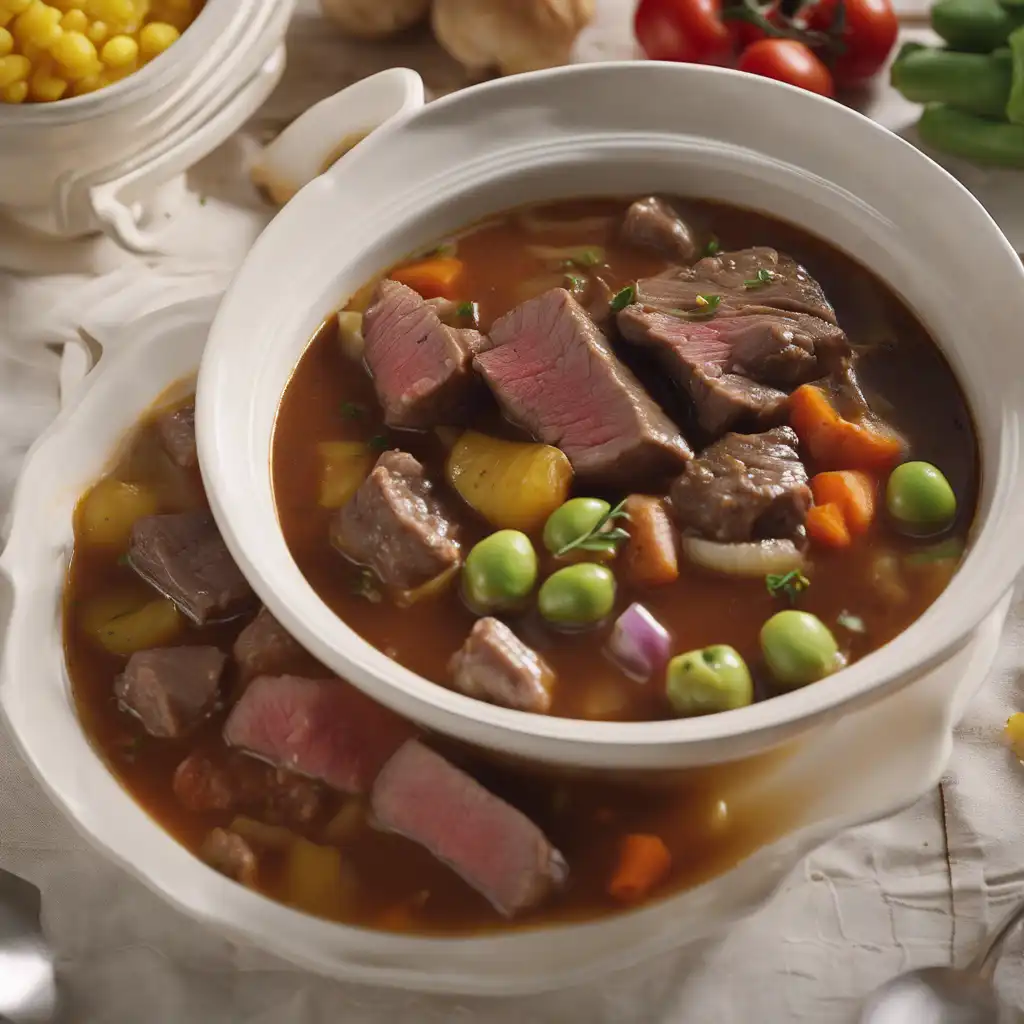 Foto de Cozido de carne e verdura