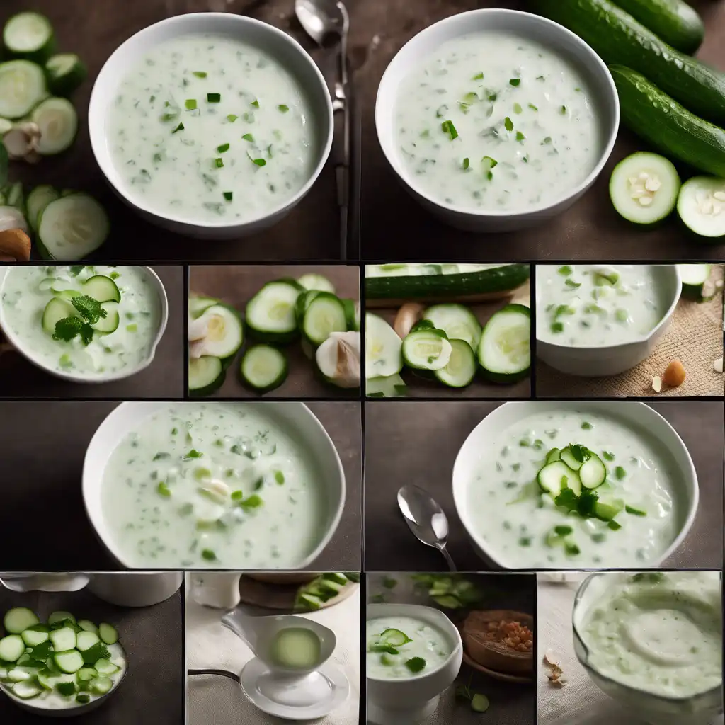 Yogurt Cold Soup with Cucumber