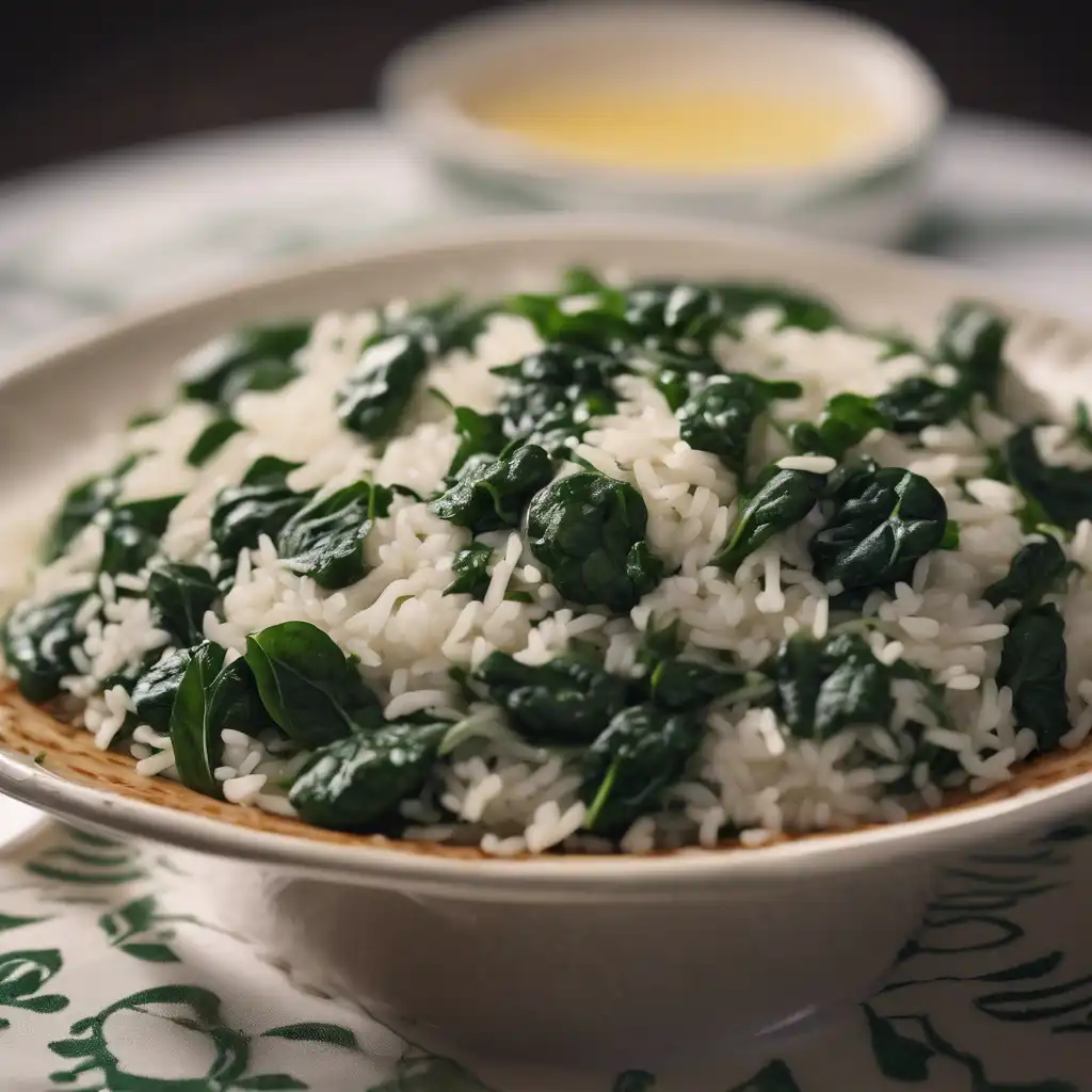 Spinach with Rice