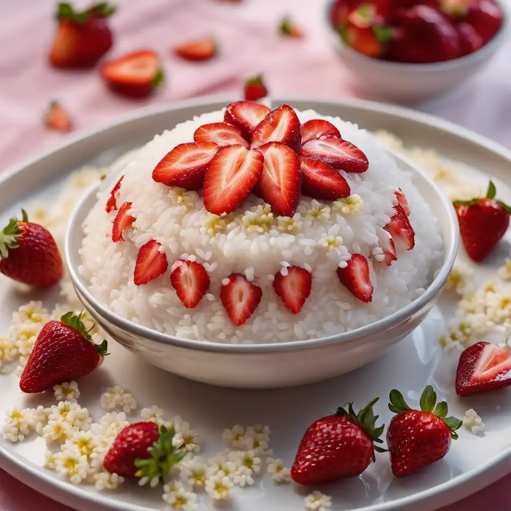 Sweet Rice with Strawberry