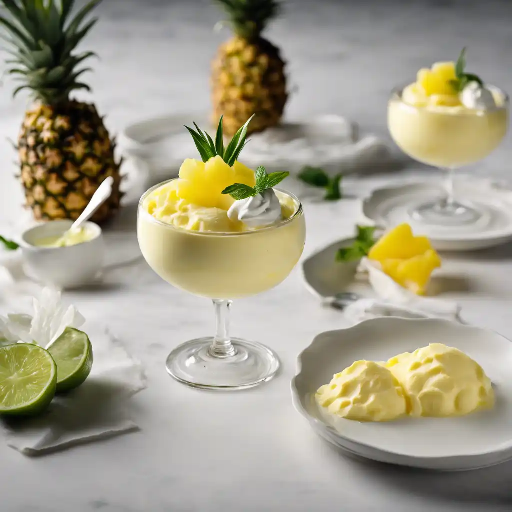 Pineapple Ricotta Mousse