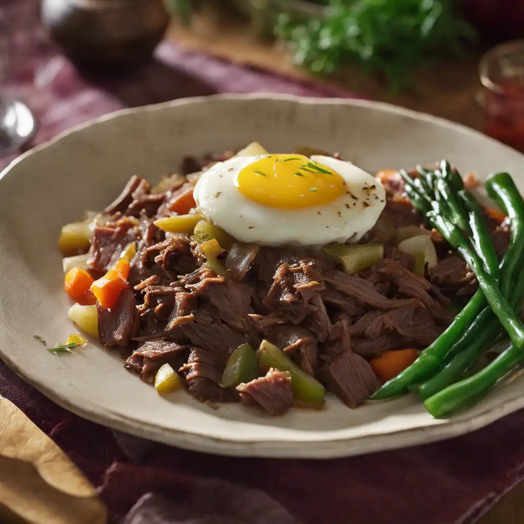 Shredded Beef Hash