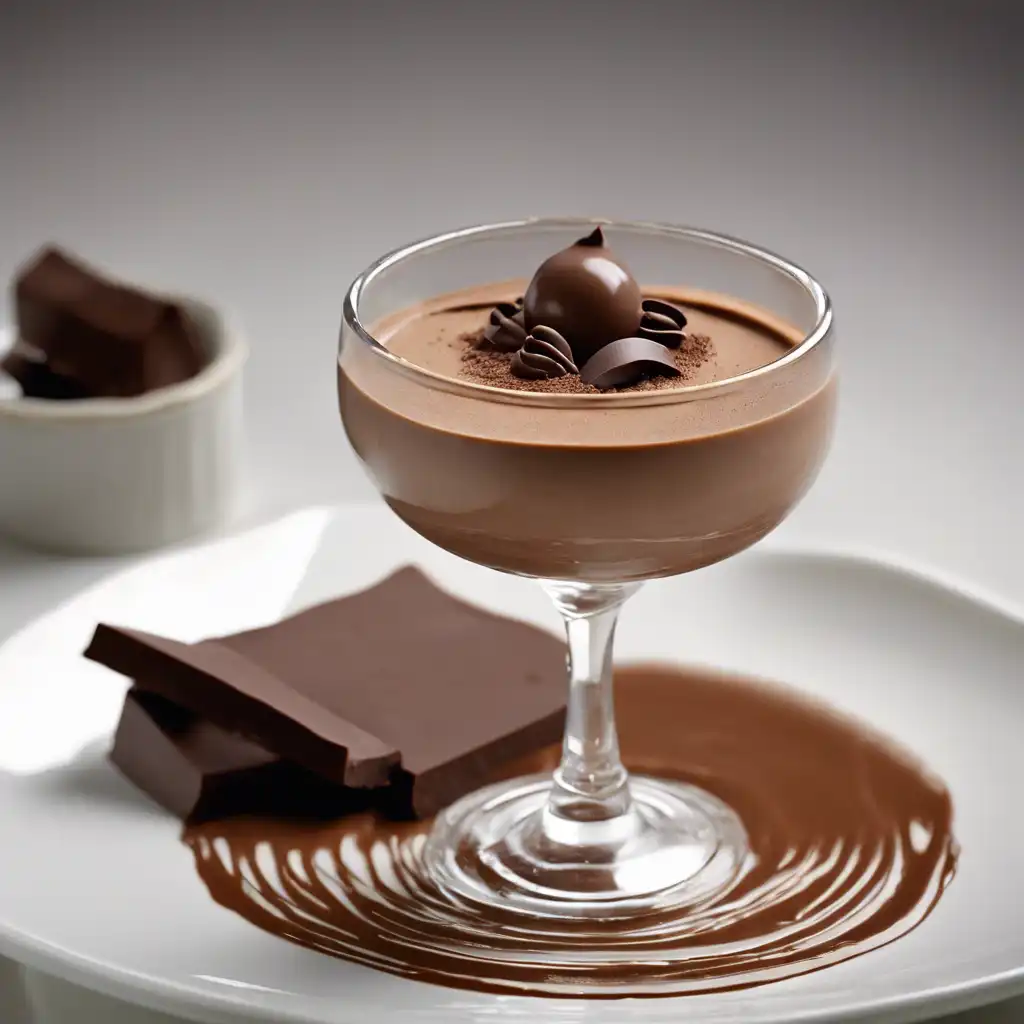 Light Chocolate Mousse with Vanilla