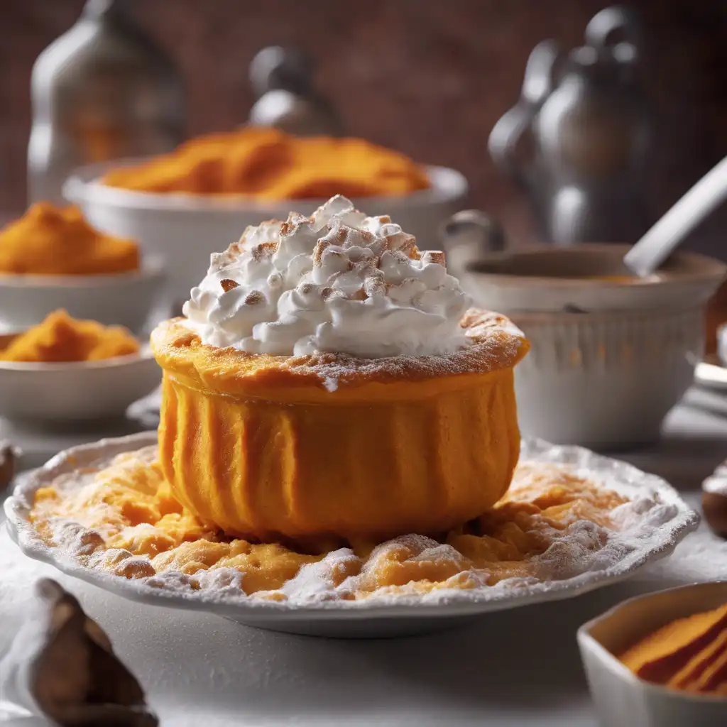 Sweet Potato Soufflé with Whipped Cream