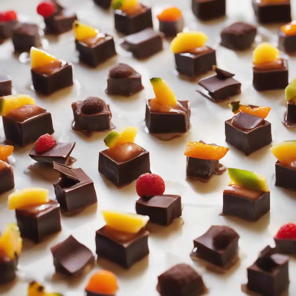 Fruit Bites with Chocolate