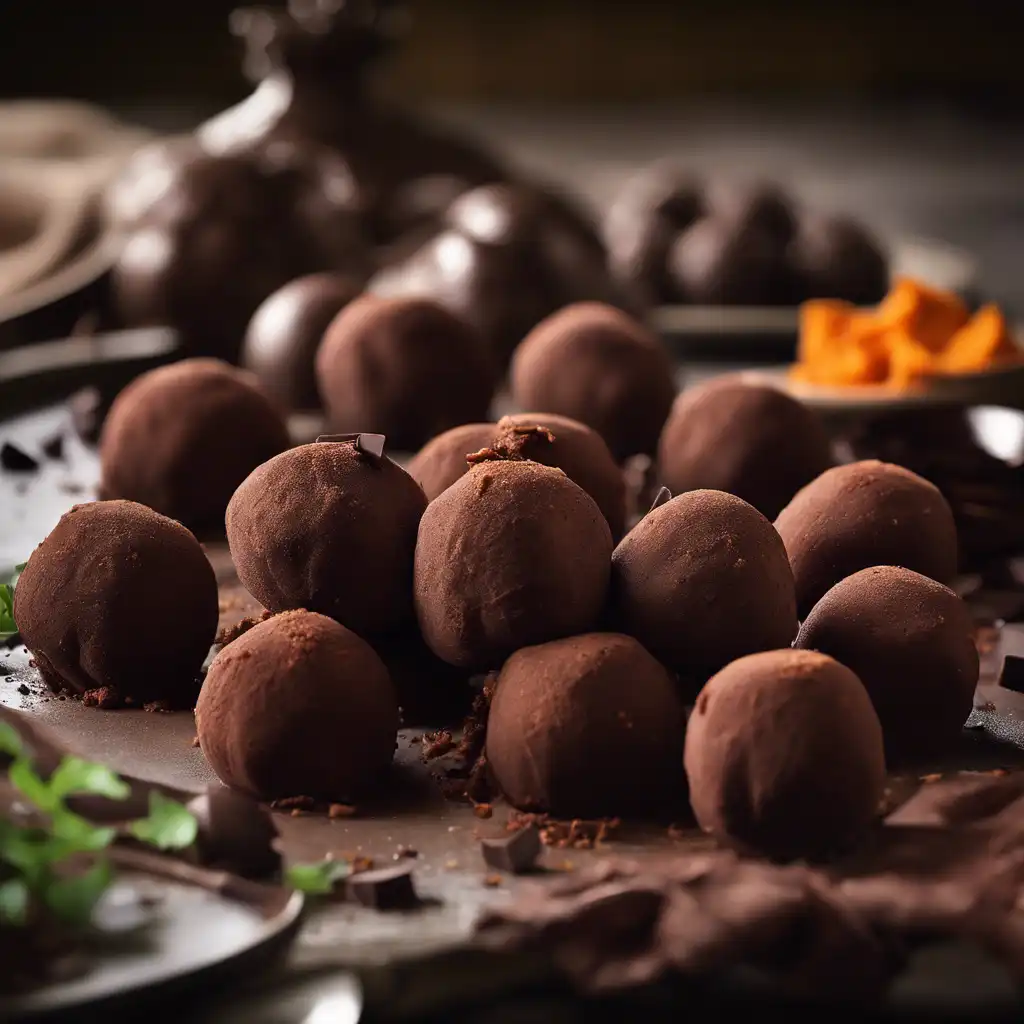 Sweet Potato and Chocolate Truffles