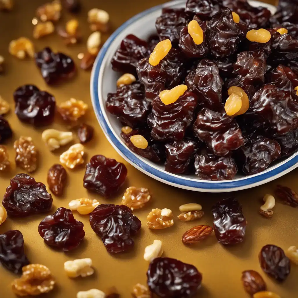 Raisin and Nut Candy with Rum