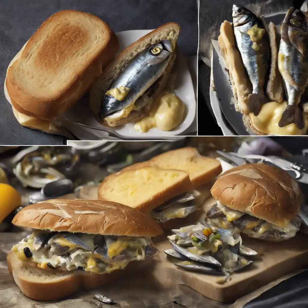 Sardine and Cheese Sandwiches