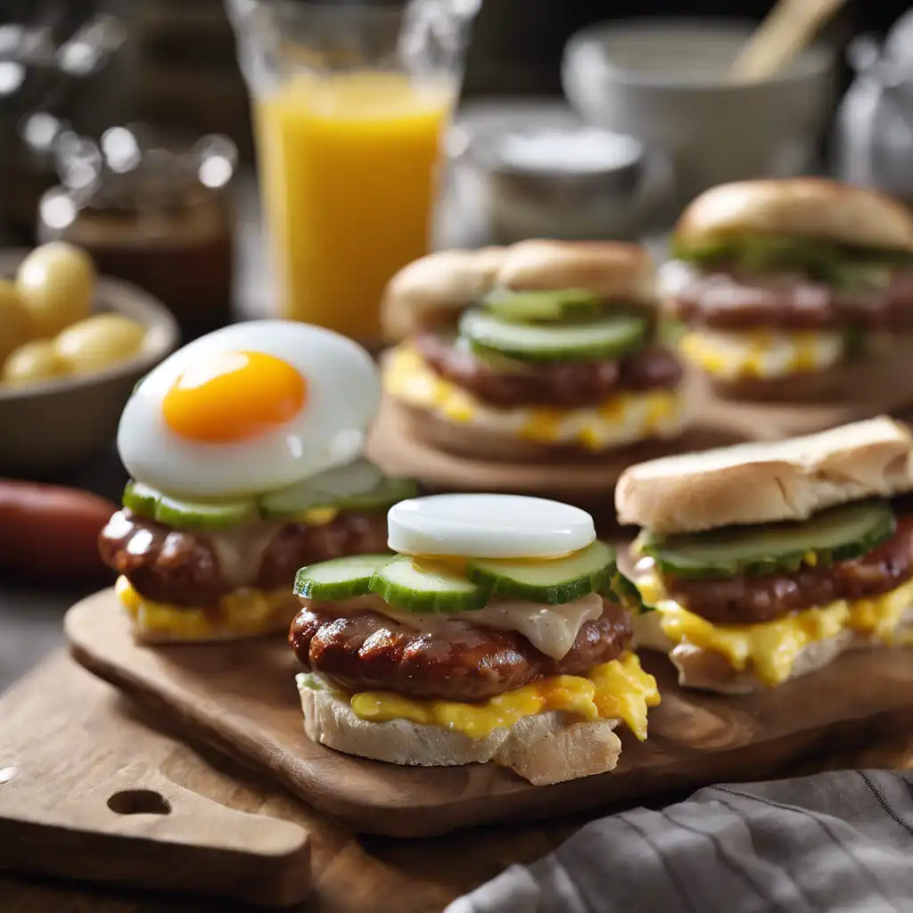 Sausage and Egg Sandwiches