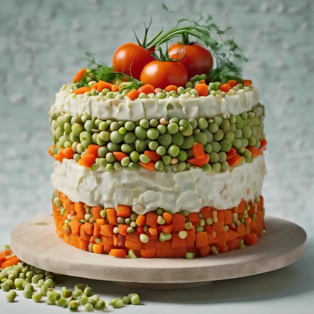 Soy and Vegetable Cake