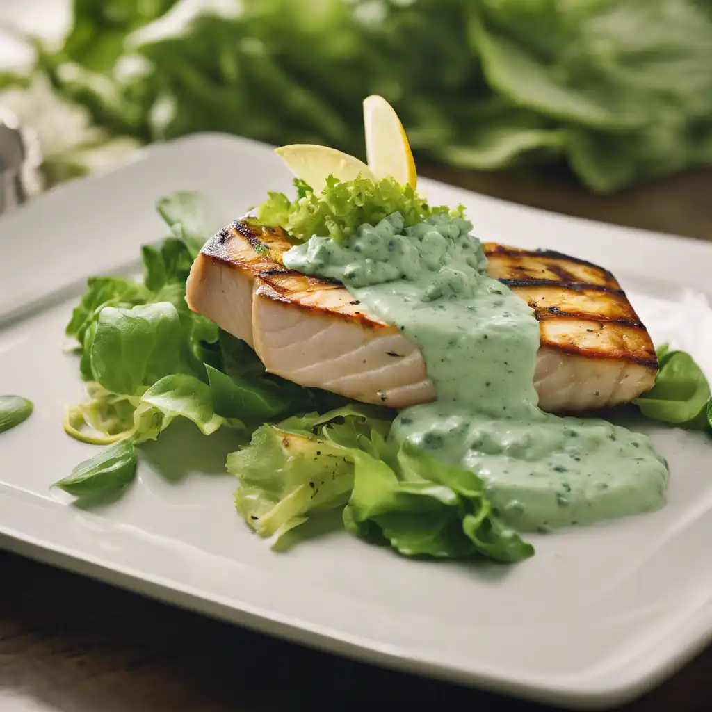 Swordfish with Green Mayonnaise