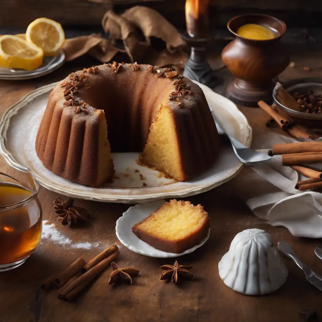 Rum Cake with Cinnamon and Cloves