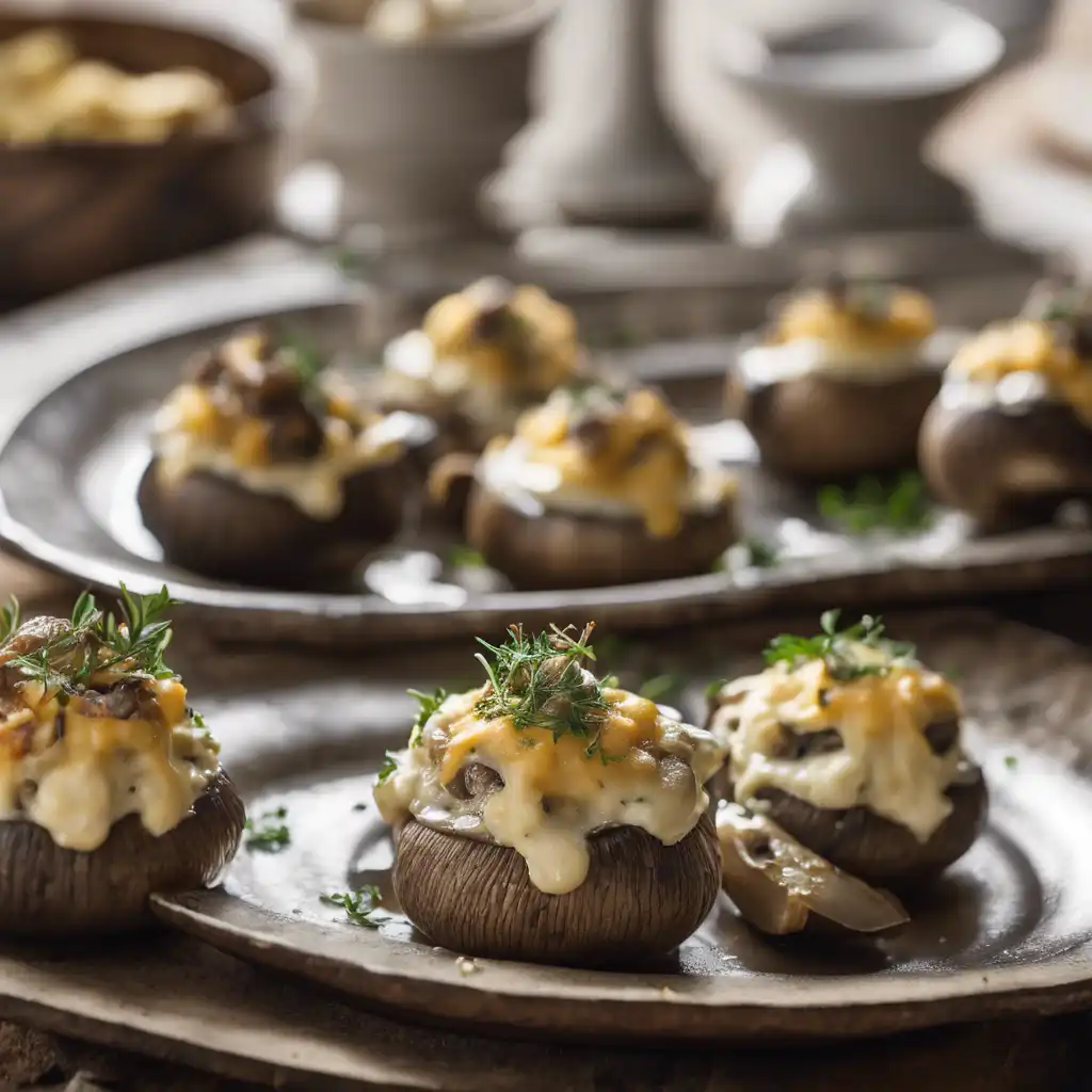 Stuffed Mushrooms with Cheese