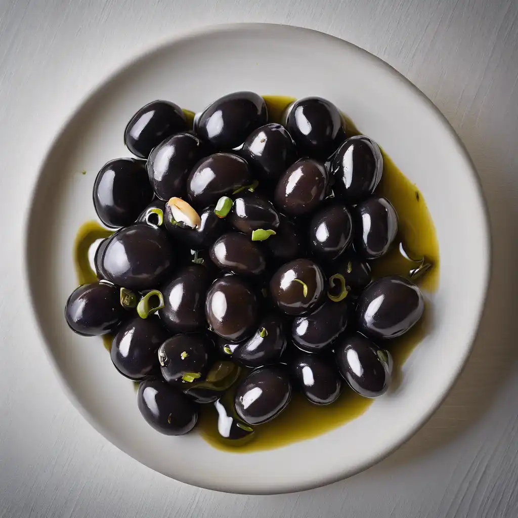 Black Olive with Garlic