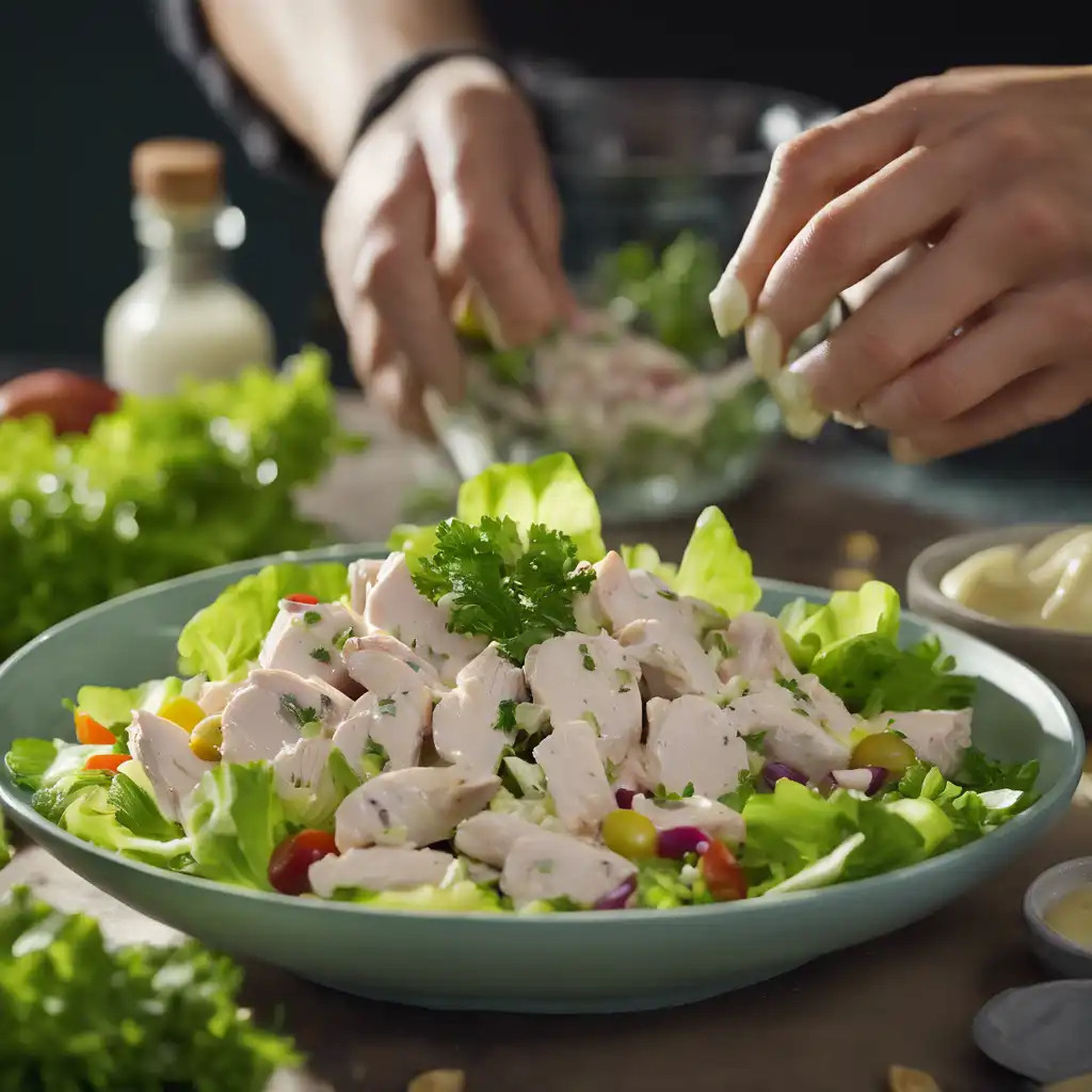 Quick Chicken and Olive Salad