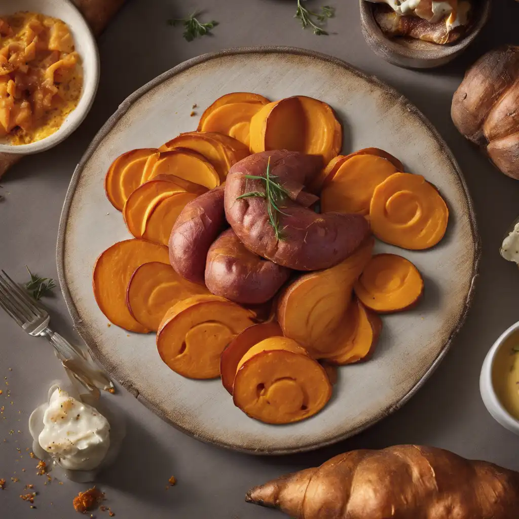 Warm Sweet Potato Plate