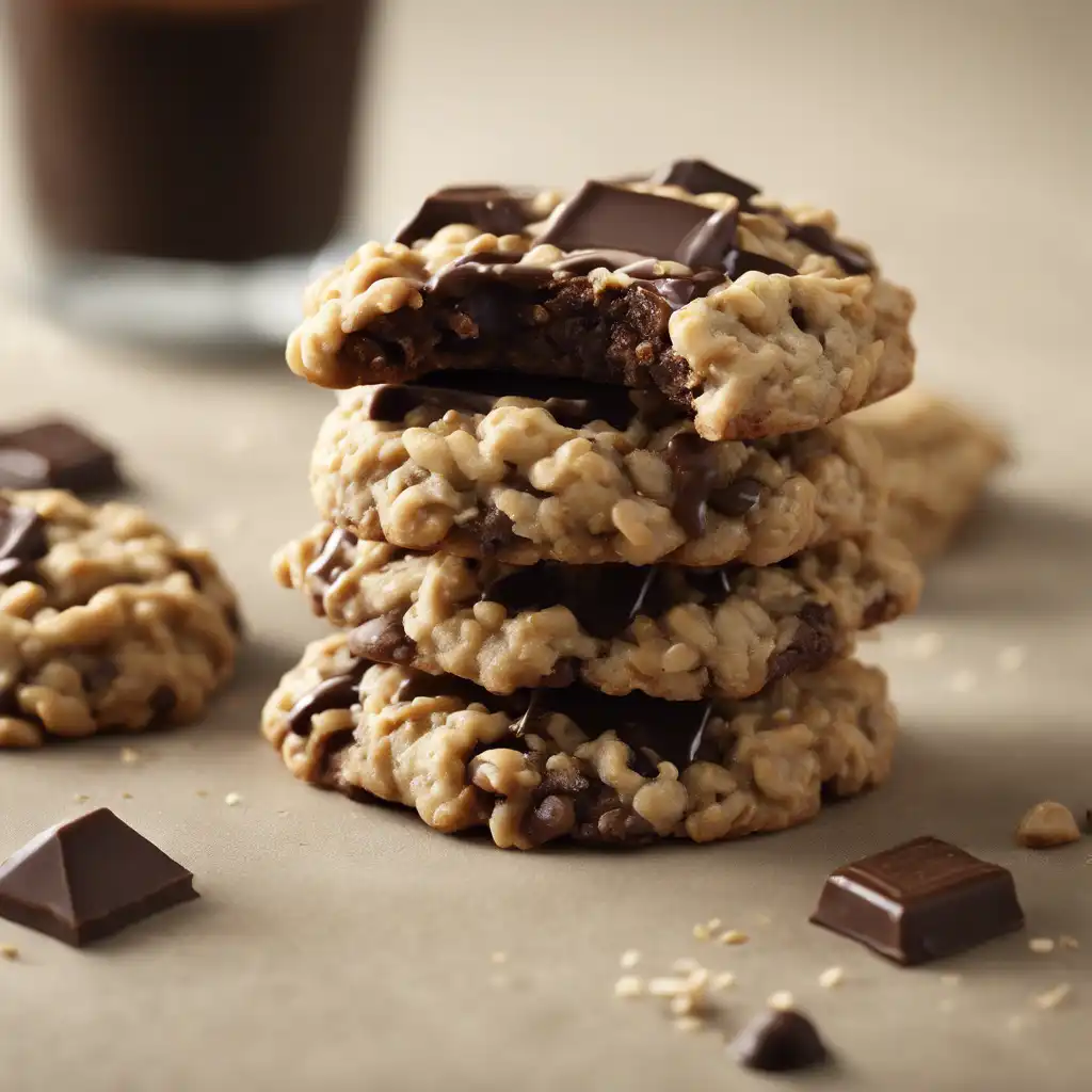 Oatmeal and Chocolate Cookie