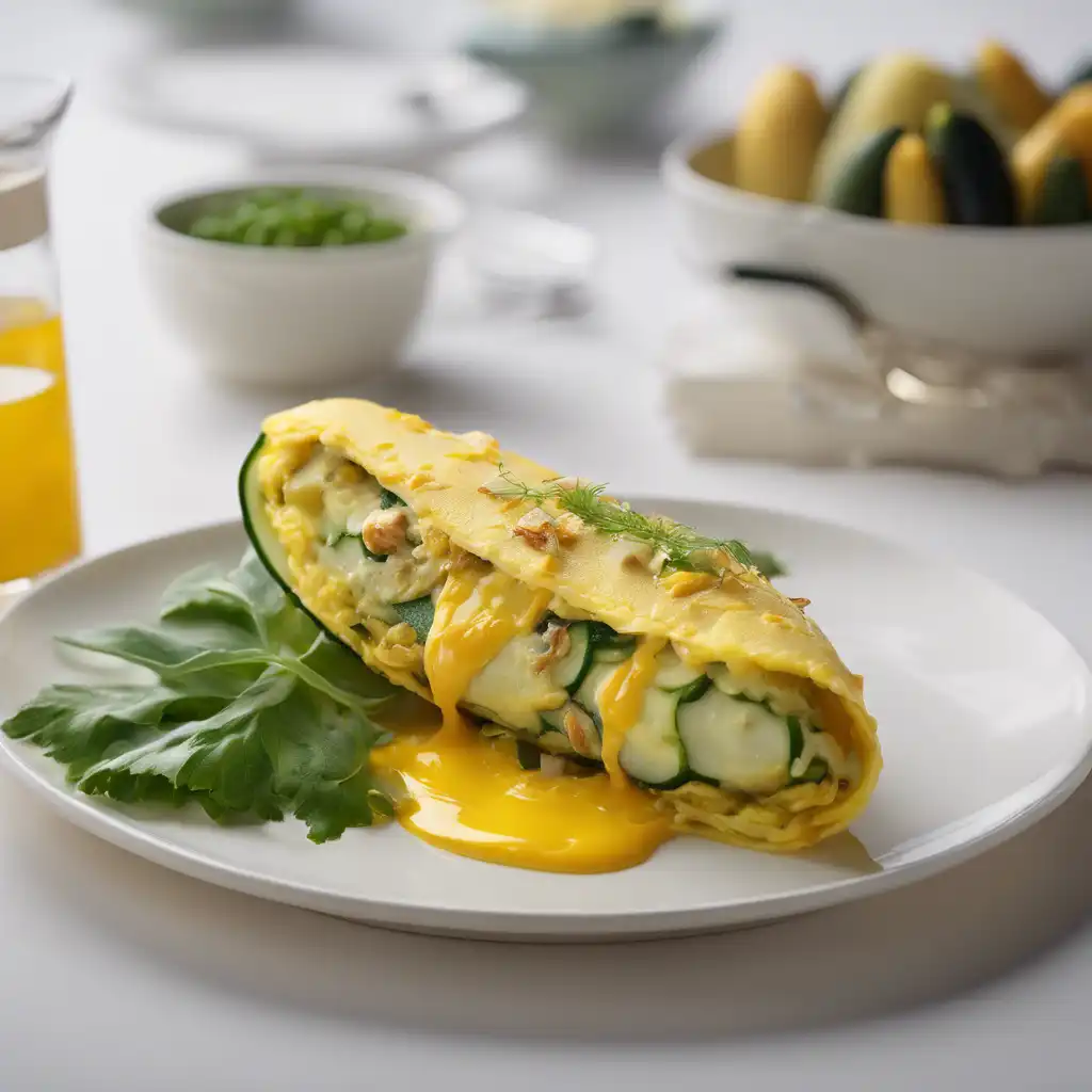 Foto de Siri Omelette with Stuffed Zucchini