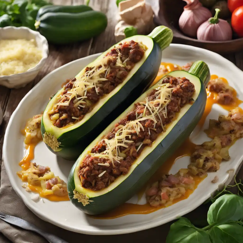 Stuffed Zucchini with Meat