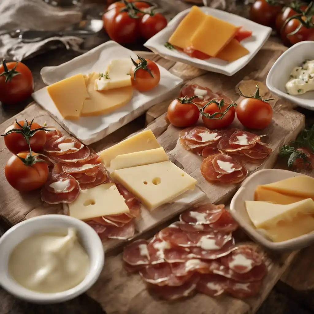 Warm Tomato and Cheese Plate