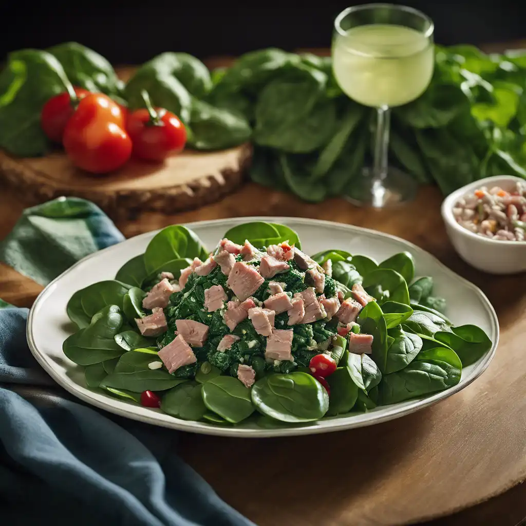 Spinach and Tuna Salad