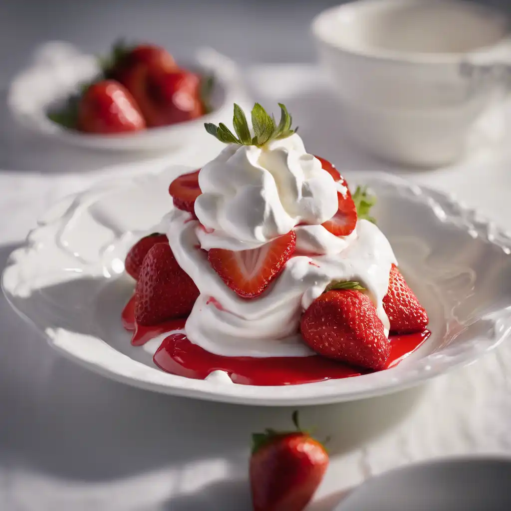 Strawberry with Whipped Cream