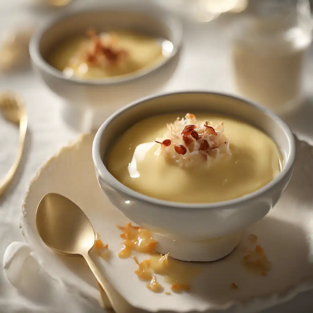 Salty Coconut Pudding