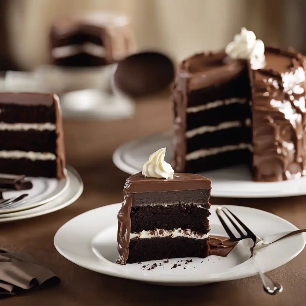 Chocolate Cake with Chantilly Cream