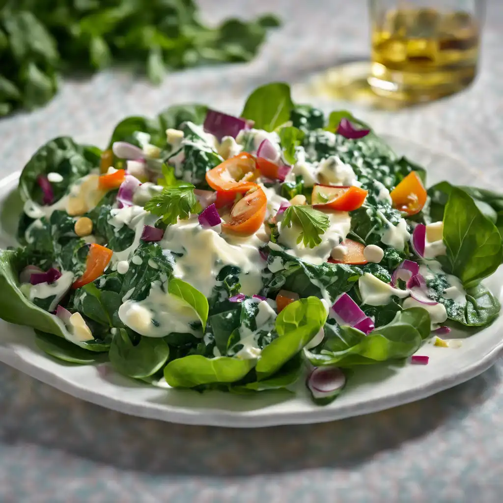 Spinach and Vegetable Salad