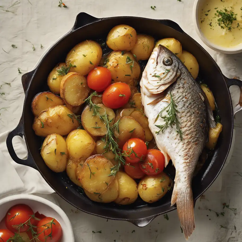 Baked Fish with Potato