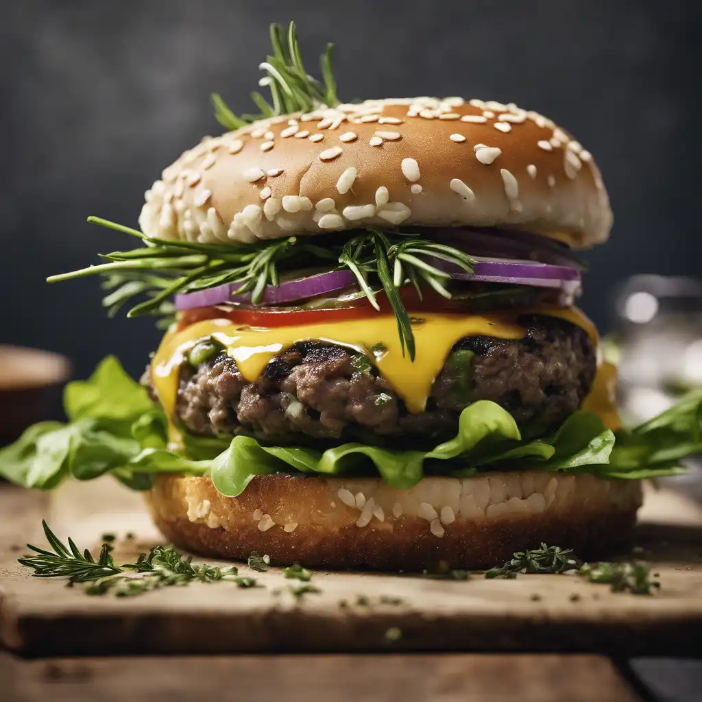 Burger with Herbs