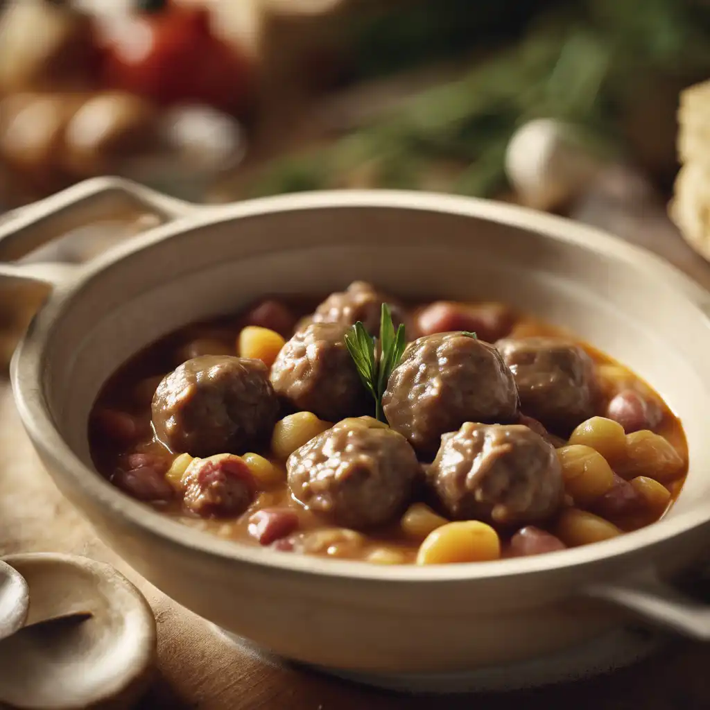 Bean Stew with Meatballs