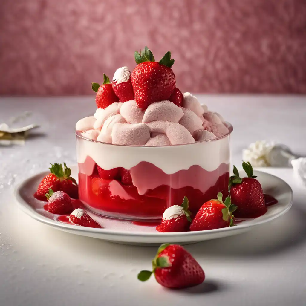 Frozen Mousse of Strawberries