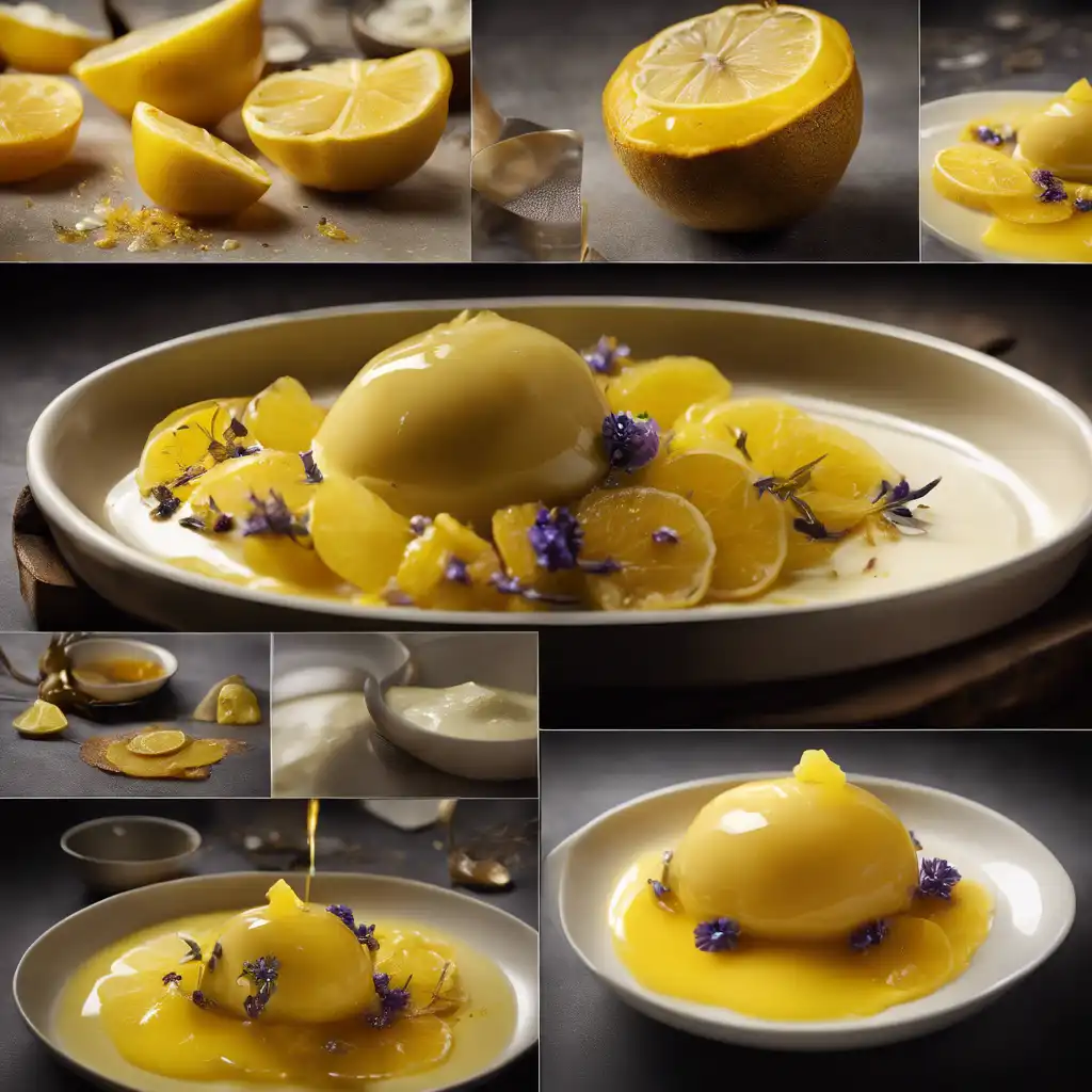 Roasted Mace with Lemon Sauce