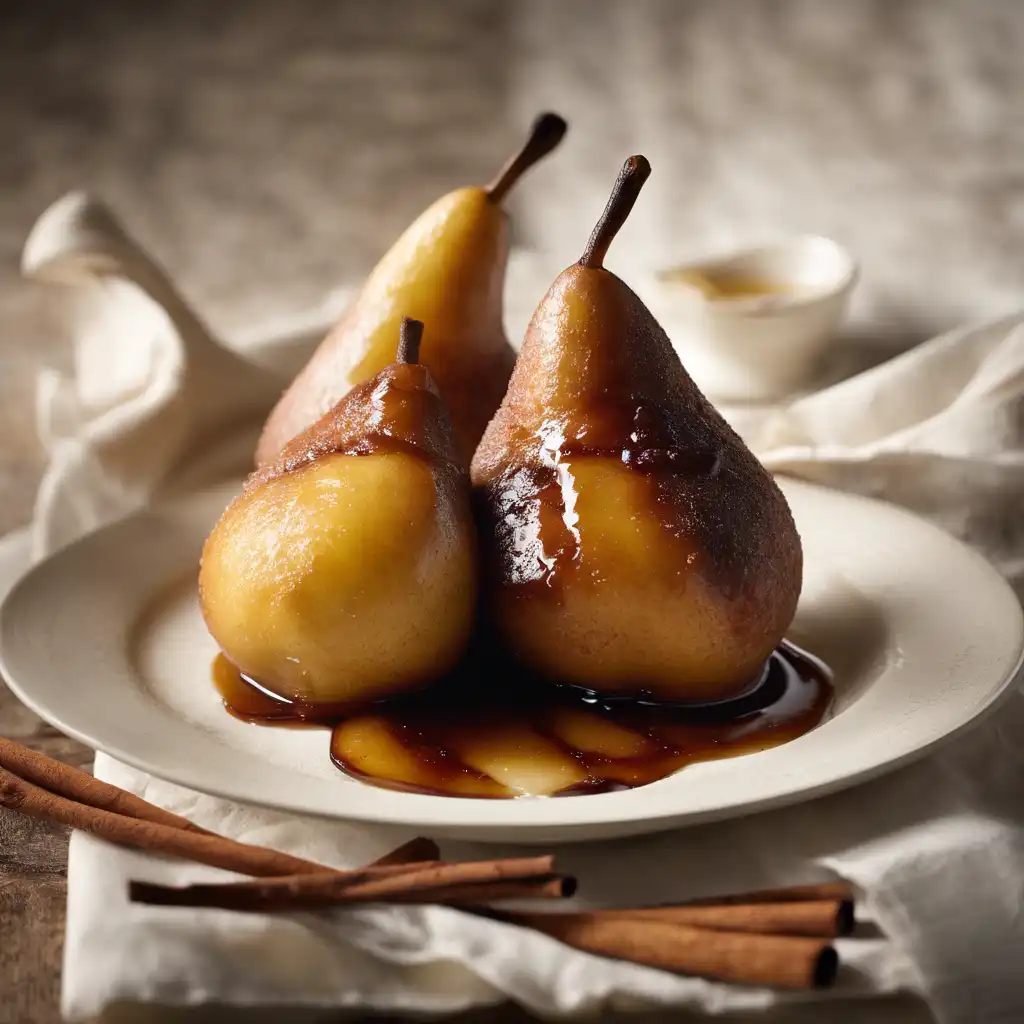 Roasted Pears with Cinnamon