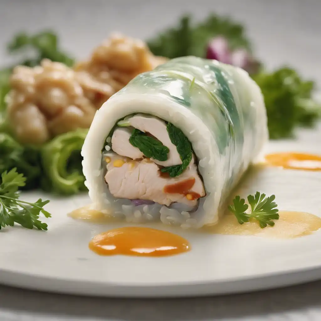 Chicken Fridge Roll with Gelatin
