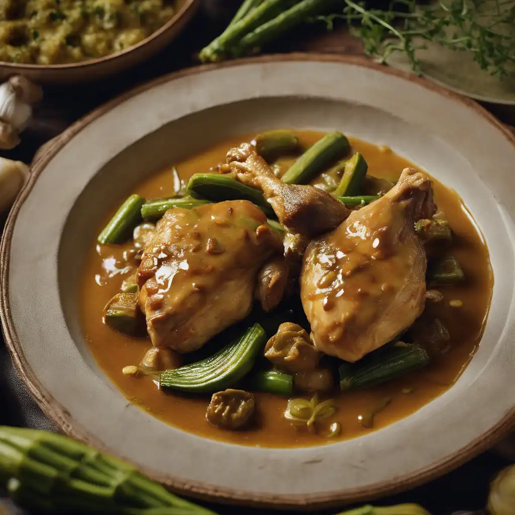 Chicken with Okra