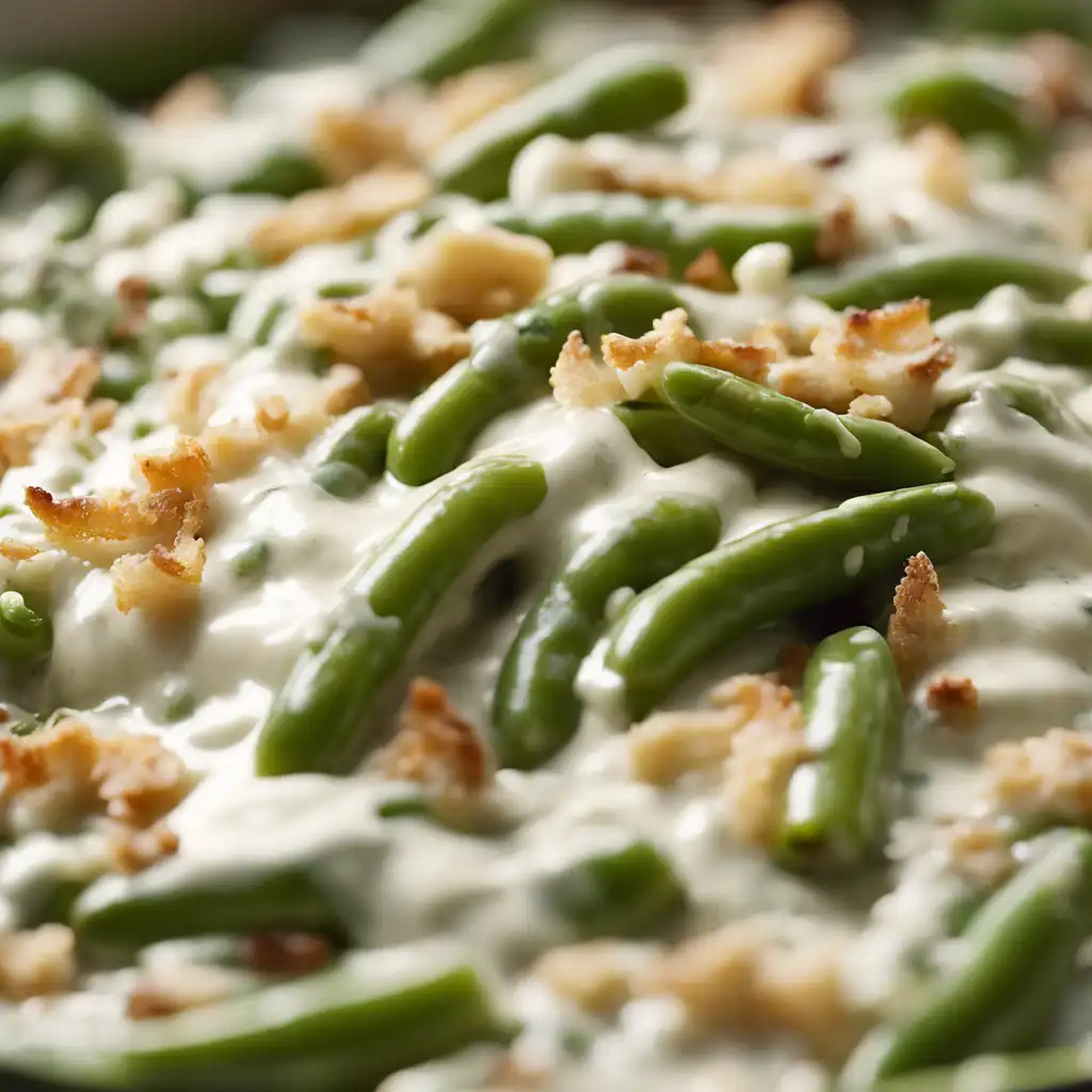 White Sauce Green Bean Casserole